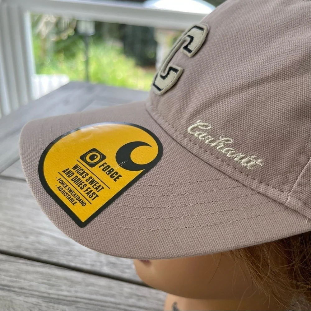 Carhartt Canvas Light Stone C Patch Cap Hat NWT